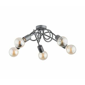 Felületre szerelhető csillár INTER 5xE27/15W/230V szürke 63196 kép