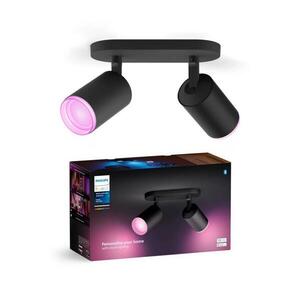 Philips Hue FUGATO 2xGU10/4, 2W RGBW LED dimm. spotlámpa fekete 8720169319271 kép