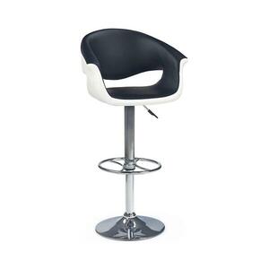 Halmar Bárszék 115x60 cm fehér/fekete/króm V kép