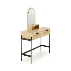 Halmar Öltözködő asztal CARMEN 136x104 cm bézs/fekete V kép