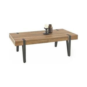 Halmar Kávésasztal TULUZA 41x120 cm arany dió/fekete V kép