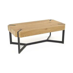 Halmar Kávésasztal LAVIDA 43x110 cm arany tölgy/fekete V kép