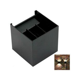 LED Kültéri fali lámpa 2xLED/3W/230V IP54 fekete KIRA BLACK kép