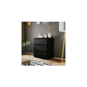 MIRJAN 24 Szekrény MALWA 77x70 cm fekete kép