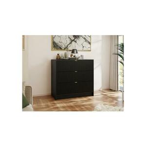 MIRJAN 24 Szekrény TIRENO 75x80 cm fekete kép