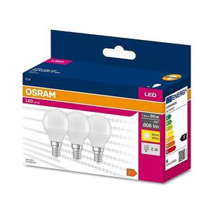 KÉSZLET 3x LED Izzó P45 E14/7, 5W/230V 3000K kép