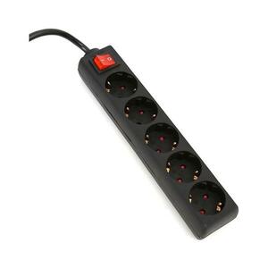 Hosszabbító kábel kapcsolóval 5Z F típus 1, 5m SCHUKO fekete OL5G15 kép