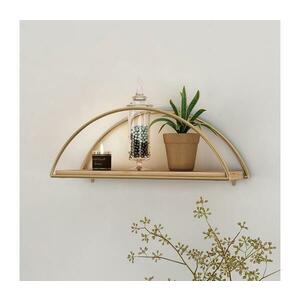 Fali polc 45x18 cm tölgy/arany 498HFT1102 kép