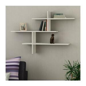 Fali polc LEO 80, 5x123 cm fehér 776HMS1732 kép