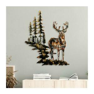 Fali dekoráció 65x79 cm szarvas fém 930DYU1217 kép