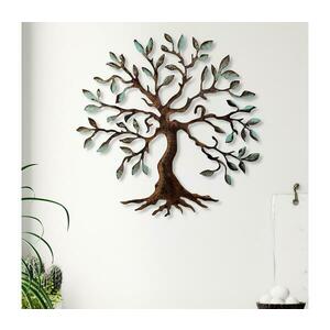 Fali dekoráció 60x60 cm fa fém 891TNL2427 kép