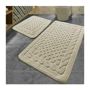 2x BAMBI fürdőszobai szőnyeg 60x100 cm bézs színben 351ALS2137 kép