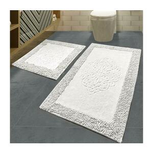 SZETT 2x PIANTE fürdőszobai szőnyeg 60x100 cm fehér 359CHL1634 kép