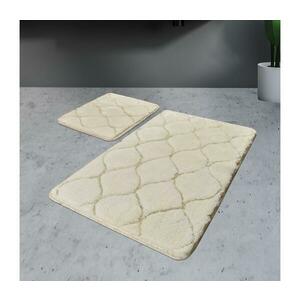 SZETT 2x INFINITY fürdőszobai szőnyeg 60x100 cm bézs 359CHL2255 kép