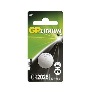 Lítium gombelem CR2025 GP LITHIUM 3V/170 mAh B15251 kép