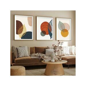 KÉSZLET 3x Kép képkeretben 50x70 cm színes 693BSE1518 kép