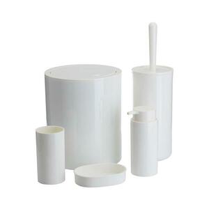 HowHomely Fürdőszobai készlet CARMEN 5 db fehér HH kép