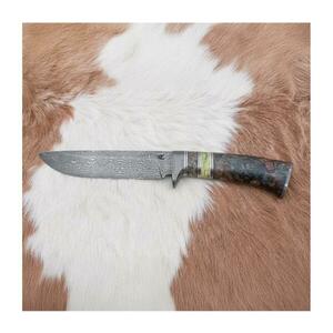 Jiří Čurda Damaszkuszi vadászkés 14, 5 cm égerfa/szerpentinit 705 kép