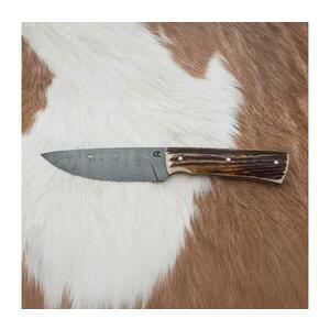 Jiří Čurda Damaszkuszi vadászkés 11 cm szarvas agancs 537 kép