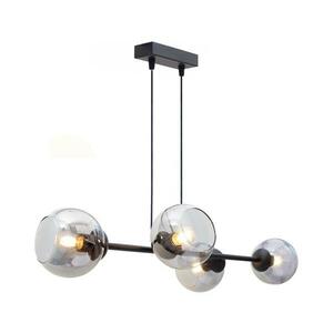 HEXE Csillár zsinóron LATIL 4xE27/60W/230V fekete 0808 kép