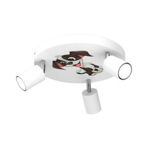 Gyerek spotlámpa FUN 3xGU10/8W/230V fehér/kutya 9322 kép