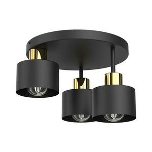 Mennyezeti lámpa PARKLA 3xE27/15W/230V fekete/arany 9855 kép