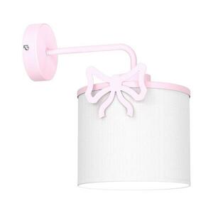 Gyermek fali lámpa SWEET 1xE27/15W/230V fehér/rózsaszín/íj 9434 kép