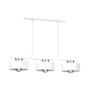 Csillár zsinóron MARTI 3xE27/15W/230V fehér/króm 9844 kép