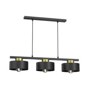 Csillár zsinóron MARTI 3xE27/15W/230V fekete/arany 9998 kép