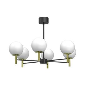 Csillár rúdon AWINION 6xE27/15W/230V fehér/arany/fekete 1654 kép