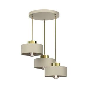 Csillár zsinóron MARTI 3xE27/15W/230V bézs/arany 9932 kép