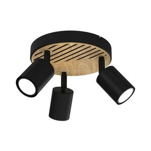 Spotlámpa TERRA 3xGU10/8W/230V fekete/tölgy 9961 kép
