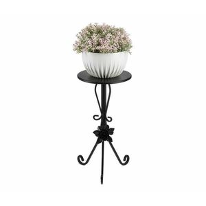 HowHomely Virágállvány 55x33 cm fekete 10 kép