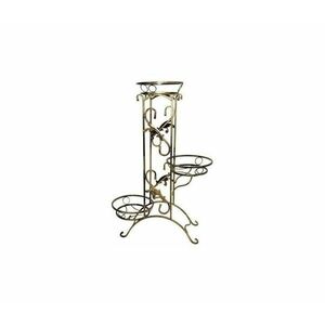 HowHomely Virágállvány 90x65 cm arany 10 kép