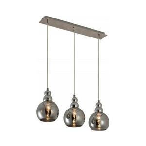 Csillár zsinóron AKSO 3xE14/40W/230V matt króm MD1632 kép