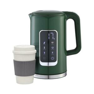 Vízforraló LCD kijelzővel 1, 7 l 2200W/230V zöld + travel csésze 450 ml PEKR723G kép