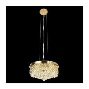 Csillár zsinóron AMAPOLI 7xG9/28W/230V átm. 45 cm arany MD7069 kép