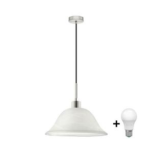 Eglo LED csillár kábelre 1xE27/60W/230V fehér 1xEG32517+1xNSLA50010 kép