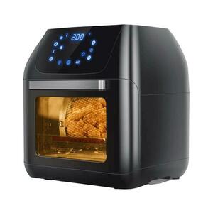 B.V. forrólevegős sütő 1400W/230V, 12 l, fekete B30202C3B kép