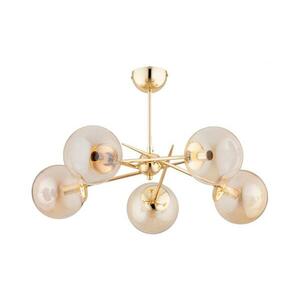 Felületre szerelhető csillár PRIMERY 5xE14/10W/230V arany 63309 kép