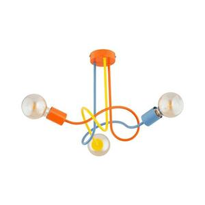 Gyerek felületre szerelhető csillár WINGO 3xE27/15W/230V színes 62521 kép