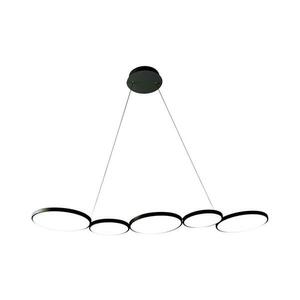 LED Csillár zsinóron OLYMPIA 5xLED/10W/230V fekete ML1175 kép