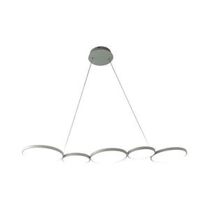 LED Csillár zsinóron OLYMPIA 5xLED/10W/230V szürke ML1176 kép