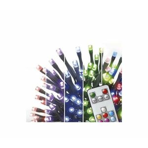 LED RGB Karácsonyi kültéri lánc 96xLED/72 mód 13m IP44 + távirányító D4AA02 kép