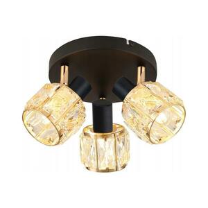 Spotlámpa DUBAI 3xE14/40W/230V átm. 36 cm fekete/arany 98 kép