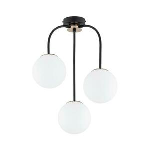 Felületre szerelhető csillár GAMMA 3xE14/10W/230V fekete/arany 62481 kép