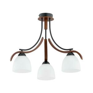 Felületre szerelhető csillár BAFIA 3xE27/15W/230V barna 62422 kép