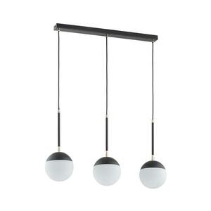 Csillár zsinóron VOLDA 3xE14/40W/230V fekete 62333 kép