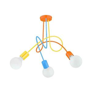Gyerek felületre szerelhető csillár TANGO 3xE27/15W/230V színes 28263 kép