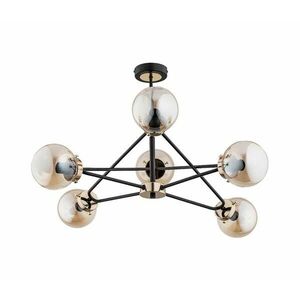 Csillár rúdon SAGITO 6xE14/10W/230V arany 25626 kép